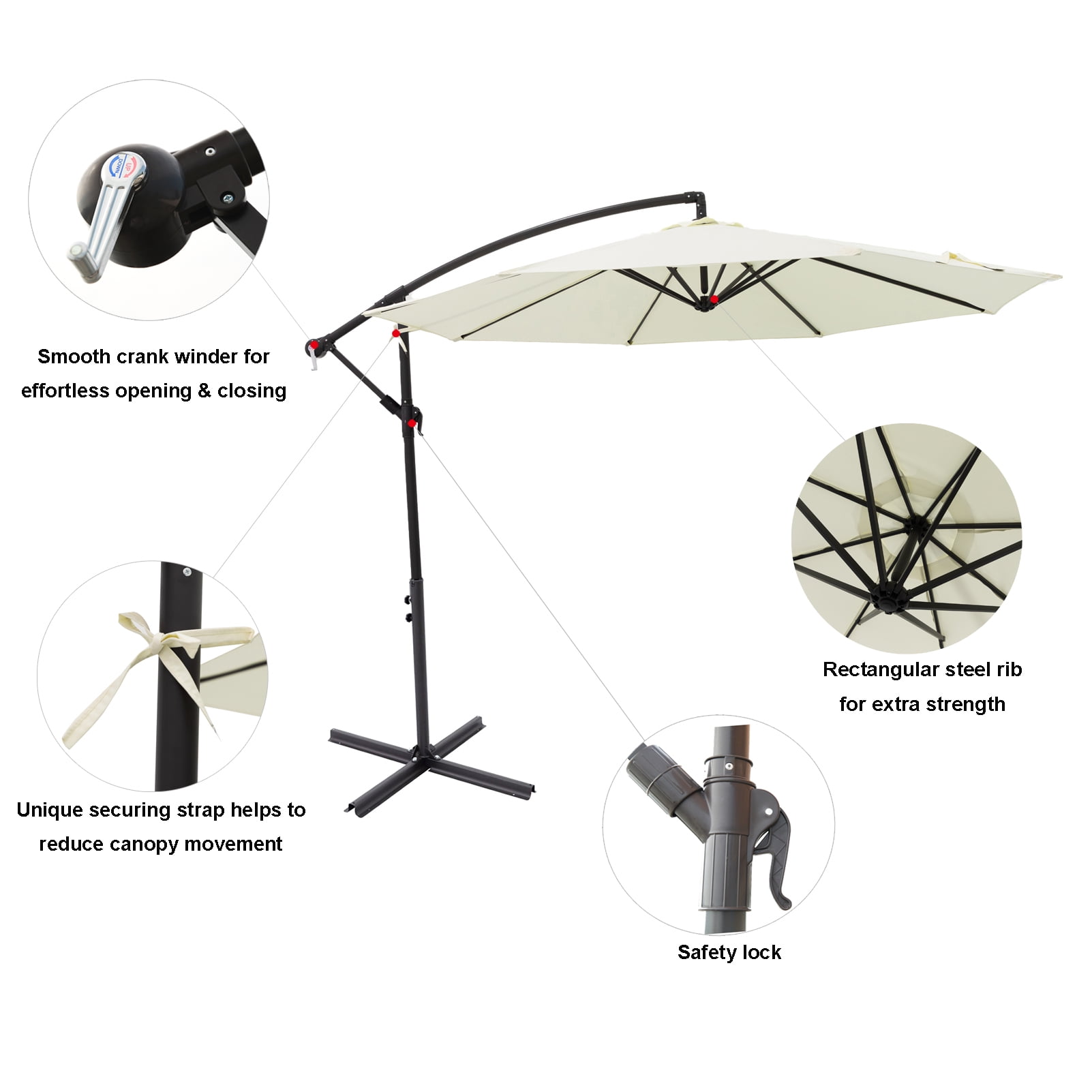 best patio umbrella for windy weather Choice Products 7.5ft Market with Wavy Trim, UV-Fade-Resistant 210g Canopy, Crank & Tilt, Wind Vent, Heavy-Duty Frame Art Bag Mount Type:Shaffer - QD Sling Mount Cup strength and style in LS2 Challenger II Nitro