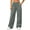 Gray, variant on Zynoxe Womens Corduroy Pants Fall Warm Comfortable Elastic Waist Wide Leg Pants Casual Straight Relaxed Plus Size Sweatpants with Pockets Beige S