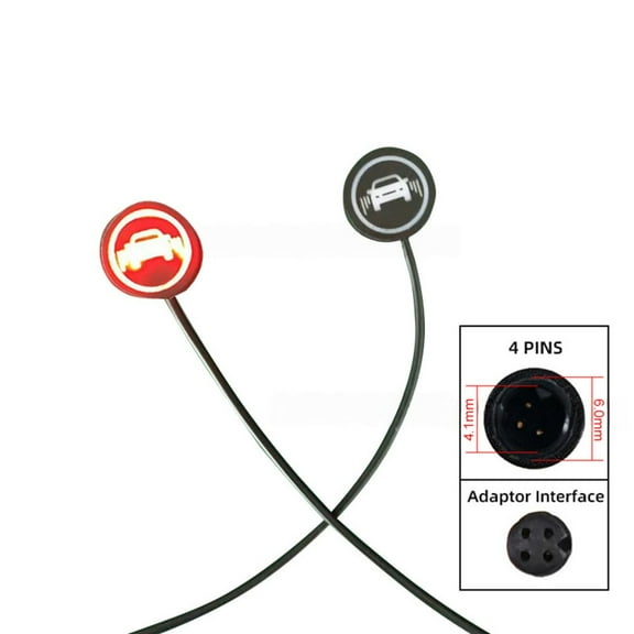 Car Bsd Lens Light Alarm Safety Driving Vehicle Car Blind Spot Detection System Change Lane Driving Assistance Reversing