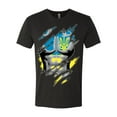 thumbnail image 2 of Ukrainian Muscle Skin Beast Mode Mens Premium Tri Blend T-Shirt, Vintage Black, Medium, 2 of 4