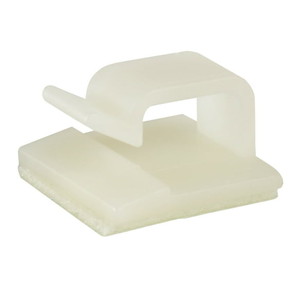 JacobsParts V5 Simple Adhesive Cable Routing Clip for Cord Management, Medium (25-Pack)