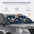 thumbnail image 3 of KLL Solar System And Planets Windshield Sun Shade 2-Piece Foldable Car Front Window Sunshade for Most Sedans SUV Truck- Medium, 3 of 5