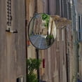 thumbnail image 1 of FONDOTIN Miroir d'Angle Convexe Noir Grand angle pour Sécurité Routière Extérieure et Visibilité de Stationnement, 1 of 7