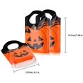 thumbnail image 3 of Bolsas de Dulces de Halloween Bolsas de Halloween Bolsas de Galletas de Halloween Bolsas de Calabaza Naranja de Plástico Mini Regalo de Halloween Fiesta de Halloween Banquete Bolso Decoración 50 Piezas ER, 3 of 5