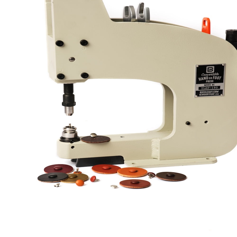 Leather Capped Rivet Setter Die ***Requires hand tool post & base or BG hand press***