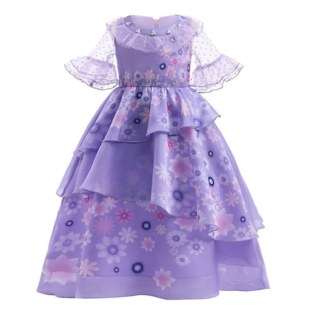 Disney Encanto Mirabel Princesa pelaje niña, Disfraz Isabella Madrigal, fiesta cumpleaños infantil, vestido tul Rhen, 2 años, 6 años, 8 años, 10 años zhangmengya unisex