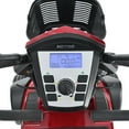 thumbnail image 6 of mlkhfap Mobility Scooter 4 Wheel Foldable Electric for Adults Seniors, 350 lbs Compacity All Terrain Mobility Scooter, Long Range Power Battery with Thickened Seat and LED Lights, Red, 6 of 8