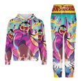 thumbnail image 2 of Bob's Burgers 2 Piece Outfits Hoodie Sweatsuits Set Sweatpants Long Sleeve Sweatshirt Matching Joggers Tracksuit Sets, 2 of 7