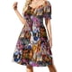 thumbnail image 1 of Chappell Roan // Muppet Collage Art Vestido de manga corta Vestido de verano para mujer Vestido de falda de verano para mujer Vestido de fiesta de noche, 1 of 7