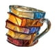 thumbnail image 1 of Taza con forma de libro apilado pintado, taza de café, decoración de mesa, versátil, ligera, novedosa, 9 x 9 x 12 cm, para ratones de , 260, 1 of 8