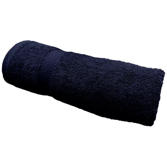 Huba Homes 2 Piece Bath Towel Set | 100% Cotton | 24 x 50 | Solid Navy Blue