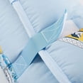 thumbnail image 5 of Extra Long Nap Mat with Removable Pillow for Kids Toddler Boys Girls Daycare Preschool Kindergarten Sleeping Bag, Car Crane Excavator Truck on Blue, 100% Cotton with Microfiber Fill, 5 of 5