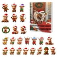 thumbnail image 1 of Calendrier de l'Avent Vache des Fêtes 2025 Ensemble de Collection Festive Idée Unique, 1 of 6
