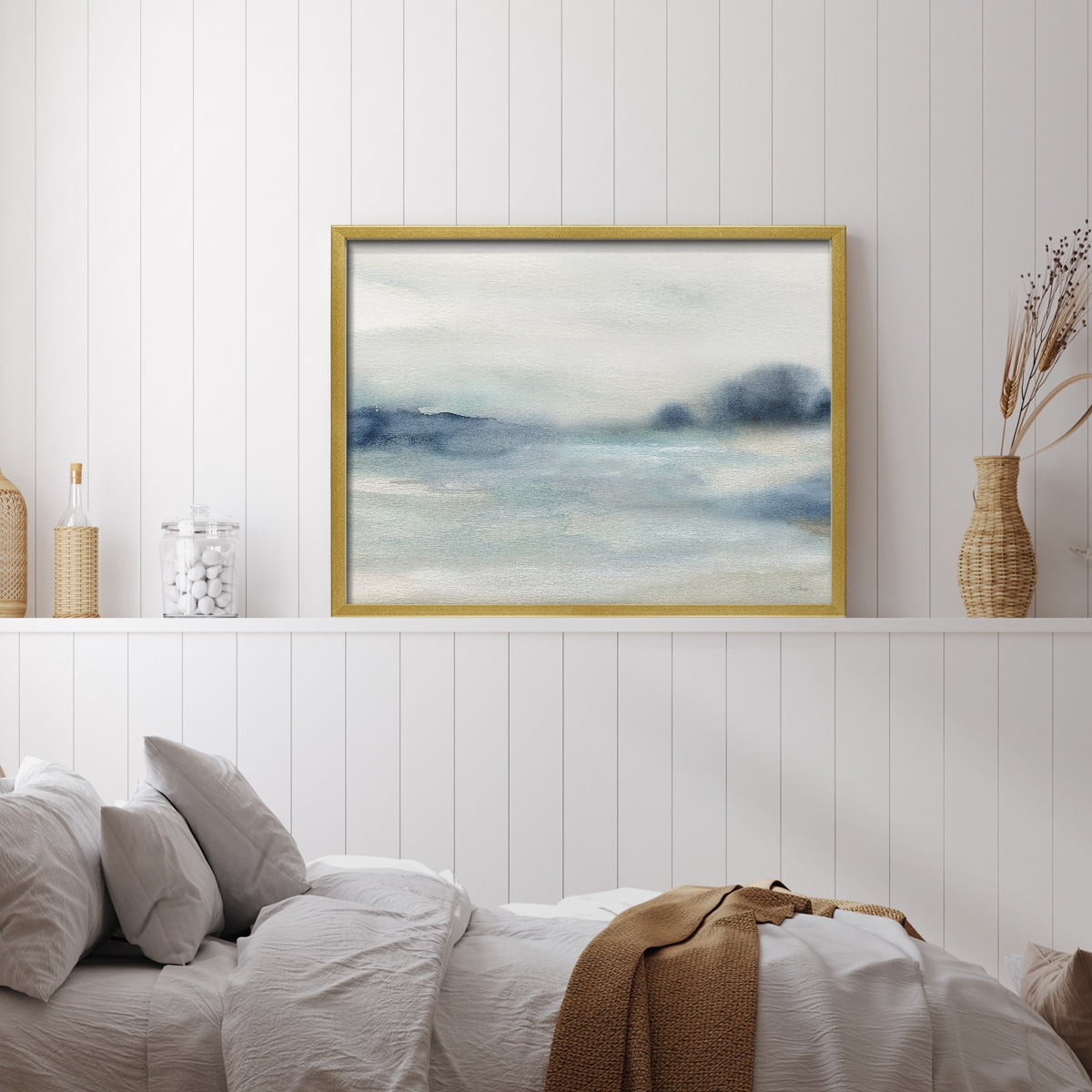 Simply Soft Morning by Carol Robinson - Restickable Framed Giclée Print