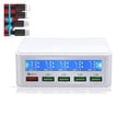 thumbnail image 1 of Multiple USB Charger,50W 5 Port Desktop Charger Charging Station Multi Port Travel Fast Wall Charger Hub With LCD Display For Smart Phones, Tablet And More ,Multi-Device Charger, 1 of 7