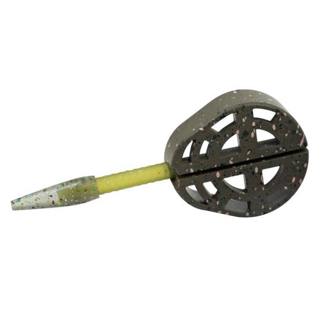 Soporte para alimentador de método en línea de cebo, herramienta para aparejos de pesca de carpa de liberación rápida (25g)