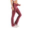 thumbnail image 4 of Flare Yoga Leggings with Pockets 28" High Waist Super Soft Stretchy Workout Yoga Pants Brick X-Large, 4 of 4