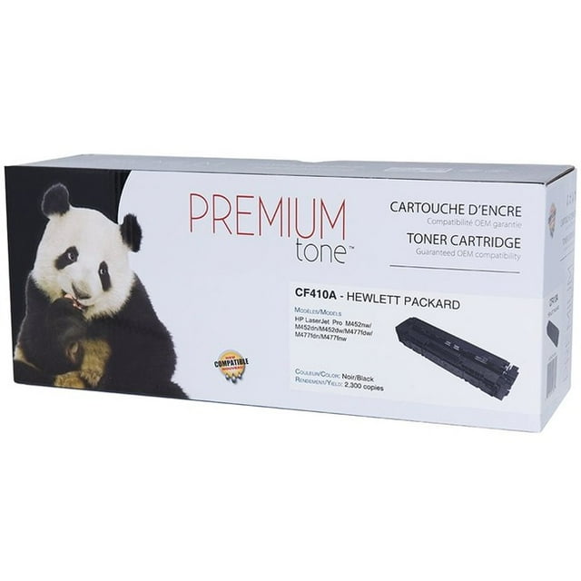 Premium Tone Toner Cartridge - Alternative for HP CF410A - Black