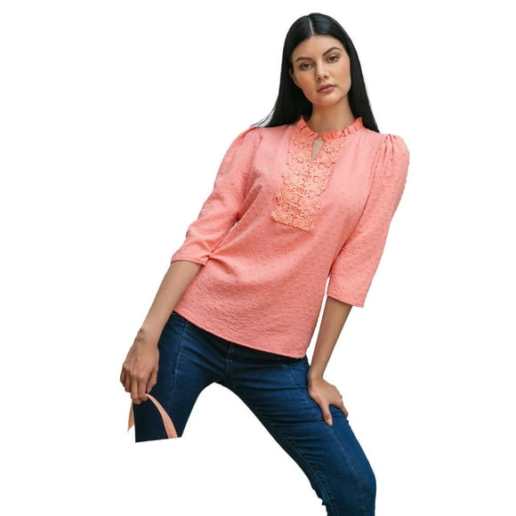 Blusa texturizada André Badi rosa 26