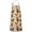 Beige Highland Cow-1, variant on Beige Highland Cow Flower Pattern Apron-Garden Aprons for Women with Pockets-Cotton Linen Waterproof Kitchen Cooking Gardening Aprons Adjustable for Kitchen,Cooking,BBQ and Salon 33x27 Inch