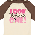 thumbnail image 4 of Inktastic Look Who is One Owl Girls Long Sleeve Baby Bodysuit, 4 of 5