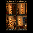 thumbnail image 6 of Clearance！Glowing Christmas Door Hanger, Warm Lighted Vertical Holiday Hanging Decor with Festive Accents for Front Door Side, Entryway and Wall, 6 of 9