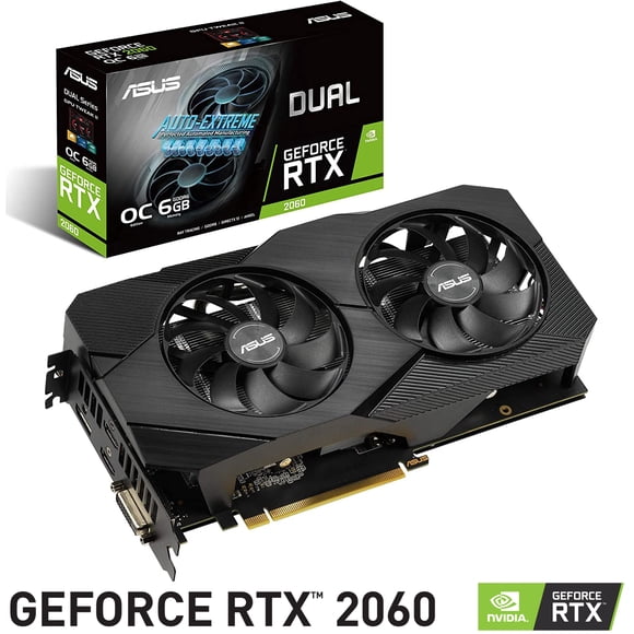Tarjeta de Video Asus GeForce RTX 2060 OC EVO 6GB GDDR6 DUAL-RTX2060-O6G-EVO