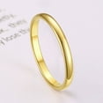 thumbnail image 1 of Women 2mm Thin Rings Stainless Steel Minimalist Ring Set Elegant Party Tail Ring, 1 of 5