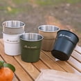 thumbnail image 2 of Mosey 300ml Camping Cup Large Capacity Food Grade Stainless Steel Tea Beer Coffee Milk Tumbler Mug Glass Hiking Supplies, 2 of 7