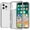 Clear, variant on For Apple iPhone 16 (6.1") Transparent Shock Absorption PC + TPU Rubber Gel Thick 3mm Hybrid Silicone Slim Fit Back Cover ,Xpm Phone Case [ Pink ]