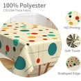 thumbnail image 3 of 60x84inches Mid Century Rectangle Table Cloth Modern Atomic Retro Decorative Tablecloth Oil-Proof Waterproof Polyester Fabric Table Cover for Kitchen Dining Room Indoor Outdoor Party Decor, 3 of 7