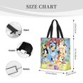 thumbnail image 3 of Rocae Bluey for Features A Uniquely Designed,Large-capacity,Reusable Shoulder Zip Tote Shopping Bag for Vacations and Shopping, 3 of 7