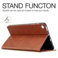 thumbnail image 3 of Dteck Case for Samsung Galaxy Tab S6 Lite 10.4" SM-P610 (2020 Released), Luxury Leather Rhombus Patterned Wallet Card Holder Cover Folio Protective Kickstand Cover,Brown, 3 of 5