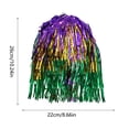 thumbnail image 3 of TIELUTT Sequins Rain Hat Birthday Party Party Masquerade Color Tassel Rain Silk Event Table Cloth First Party Decorations Memorial Day Event Decorations Sporting Event Chairs for Adults Birthday Part, 3 of 6