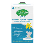 Culturelle Baby Immune & Digestive Support Probiotic + Vitamin D Drops, 9 mL
