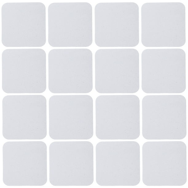 16pcs imanes de refrigerador sublimación imán en blanco sencillo nevera imán