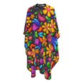 thumbnail image 4 of ZICANCN Hair Cutting Cape for Adults,Colorful Paisley Floral Cape Salon Barber Cape for Hair Stylist Shampoo Capes Waterproof , 55x66 Inch, 4 of 7