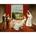 thumbnail image 2 of Andrews, Ambrose 18x15 Gold Ornate Wood Framed with Double Matting Museum Art Print Titled - The Children of Nathan Starr, 2 of 4