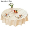thumbnail image 2 of Waterproof vinyl tablecloths, round heavy duty tablecloths, wipeable tablecloths for kitchen and dining rooms, 2 of 5