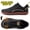 Black/Gold, variant on Sosenfer Hands-Free Slip-On Wide Toe Box Barefoot Sneakers - Women's Zero Drop Walking Shoes
