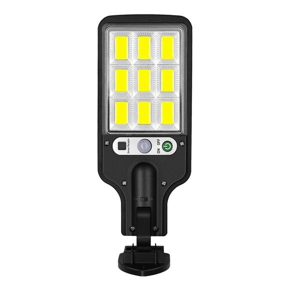 Billuyoard Luces de calle solares Lámpara de pared LED para exteriores 108COB Ángulo de luz súper brillante impermeable ajustable para adornos de Jardín y Patio Billuyoard HA065957-00