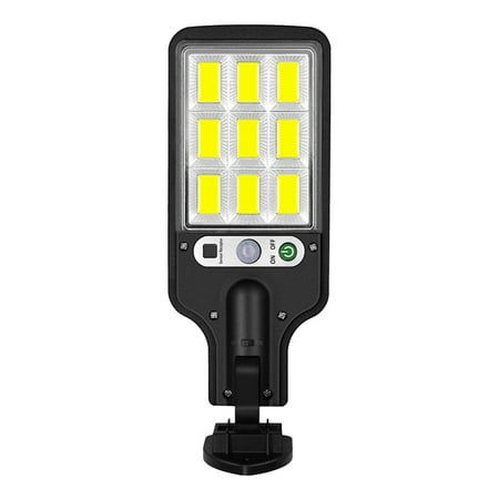 

Solar Street Lights Outdoor Wall Lamp Waterproof Sensor Night Lighting Body Induction Light Angle Adjustable for Garden Path