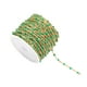 thumbnail image 1 of Naiovety Cadena de acero inoxidable de primera con cuentas de esmalte de colores para joyería personalizable y a la moda Artesanía Oro+Verde, 1 of 6
