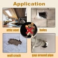 thumbnail image 2 of Steel Wool for Mice Control - 2 Pack of 3"×13Ft Steel Wool, Gap Filter for House & Garage - Keep Mice Away from Holes, Siding, Pipeline, Vents in Garden, House, 2 of 5