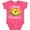 Retro Heather Pink, variant on Inktastic I Love Hawaii Hibiscus Flowers Boys or Girls Baby Bodysuit
