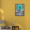 thumbnail image 2 of 5D DIY Kit Con Flores en Bloque 30 X 40 Cm Azul Y Verde, 2 of 9