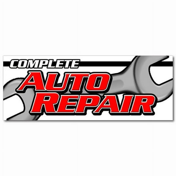 36" COMPLETE AUTO REPAIR DECAL sticker car mechanic transmission tires