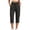 #0344-Dark Gray, variant on Womens High Waist Drawstring Cargo Capri Pants with Side Pockets Adjustable Hem Loose Casual Trousers Bottoms for Daily