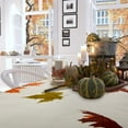 thumbnail image 5 of U. S Textile Table Cloth,Thanksgiving Autumn Tablecloth Autumn Maple Tablecloth Rectangular Plastic Tab(Orange) 2PCS, 5 of 8