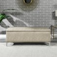 thumbnail image 4 of Jennifer Taylor Home Madelyn Storage Bench Dove Gray, 4 of 17